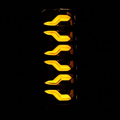 87-96 Ford F-Series/Bronco LUXX-Series LED Tail Lights Alpha-Black - view 11