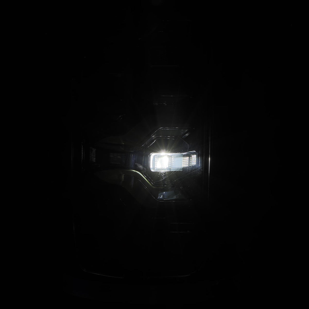 87-96 Ford F-Series/Bronco LUXX-Series LED Tail Lights Alpha-Black - view 9