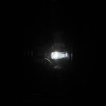 87-96 Ford F-Series/Bronco LUXX-Series LED Tail Lights Alpha-Black - view 9