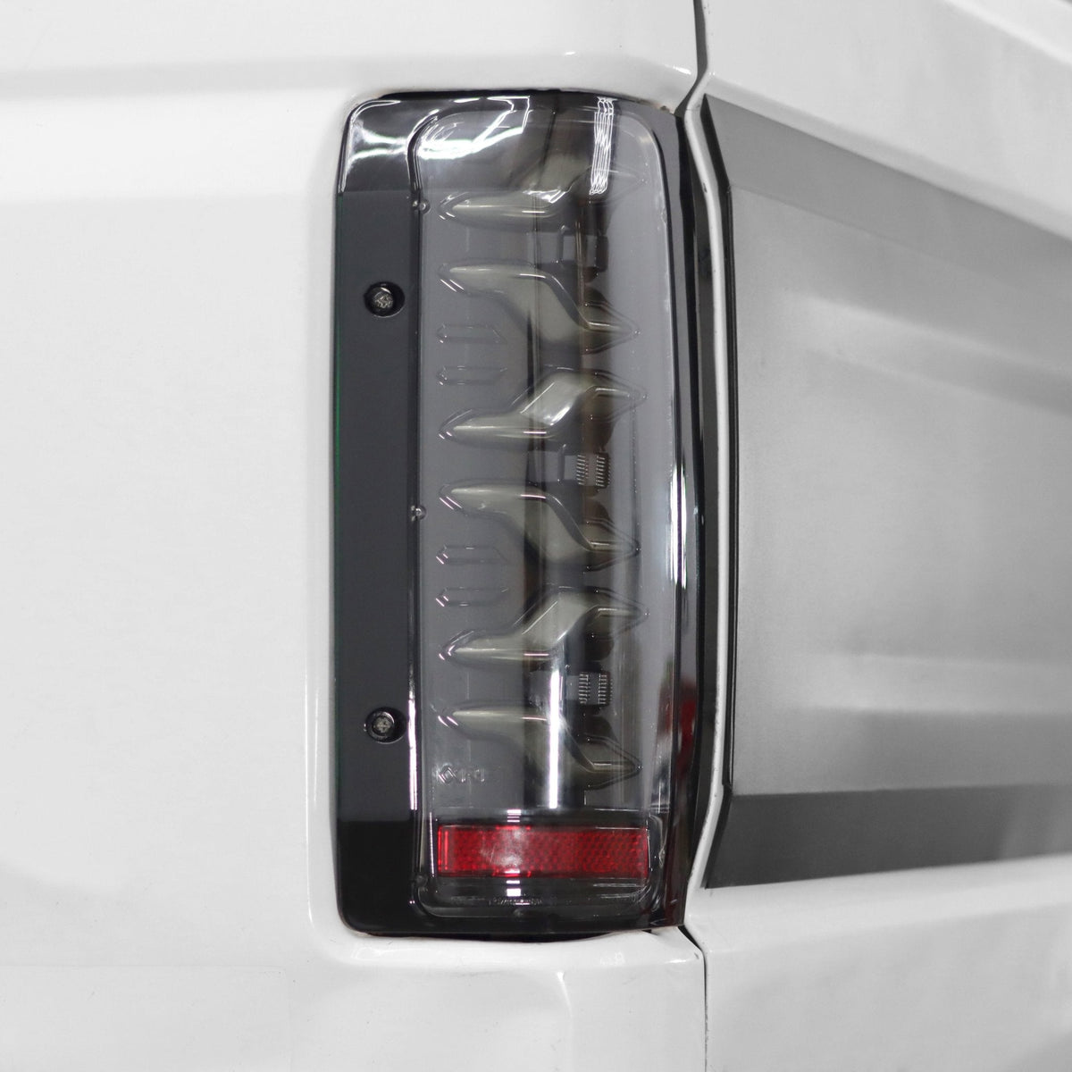 87-96 Ford F-Series/Bronco LUXX-Series LED Tail Lights Alpha-Black - view 4