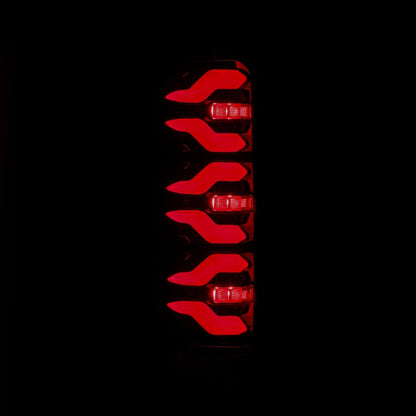 87-96 Ford F-Series/Bronco LUXX-Series LED Tail Lights Black-Red - view 8
