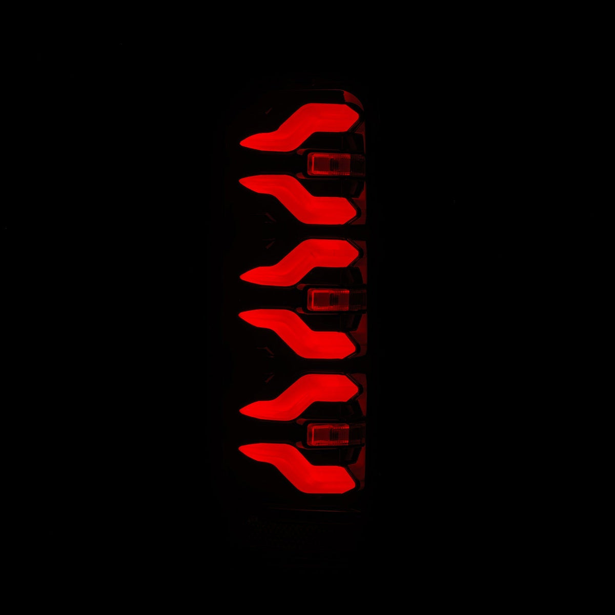 87-96 Ford F-Series/Bronco LUXX-Series LED Tail Lights Black-Red - view 9