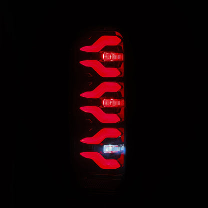 87-96 Ford F-Series/Bronco LUXX-Series LED Tail Lights Black-Red - view 11