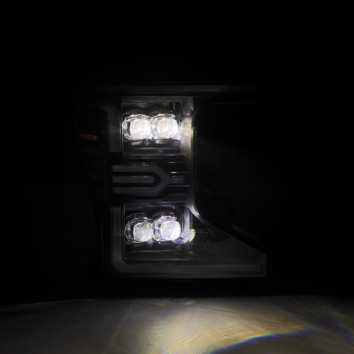 20-22 Ford Super Duty NOVA-Series LED Projector Headlights Black - view 6