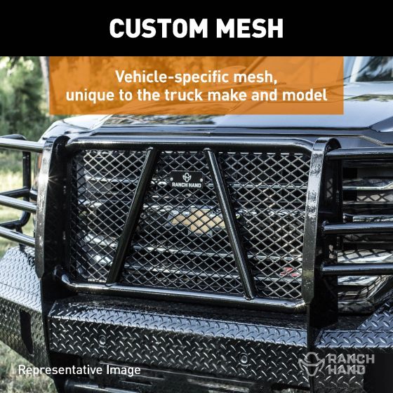 RANCH HAND SUMMIT SERIES FRONT BUMPER w/ GRILLE GUARD for 2013-2018 Dodge/Ram 1500 (Excludes Sport / Express), 2019-2024 1500 Classic, w/o Camera