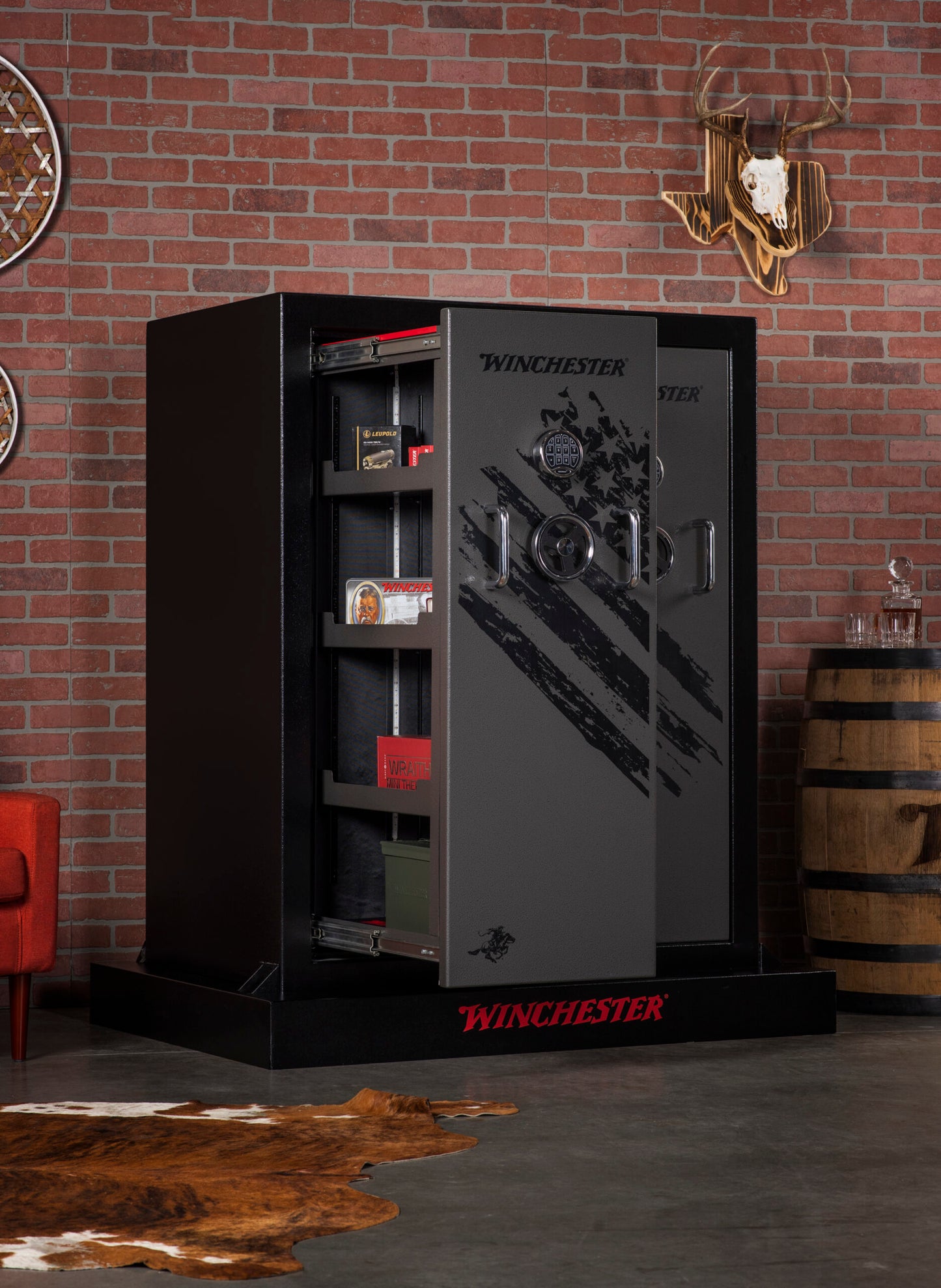 WINCHESTER Defender Double Door Safe - Slate Doors w/Black Body