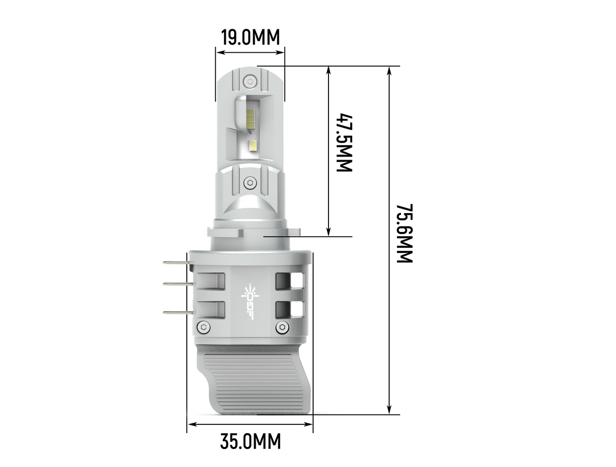 T2 Series LED Performance Bulbs For H15 – 98151 - image 5