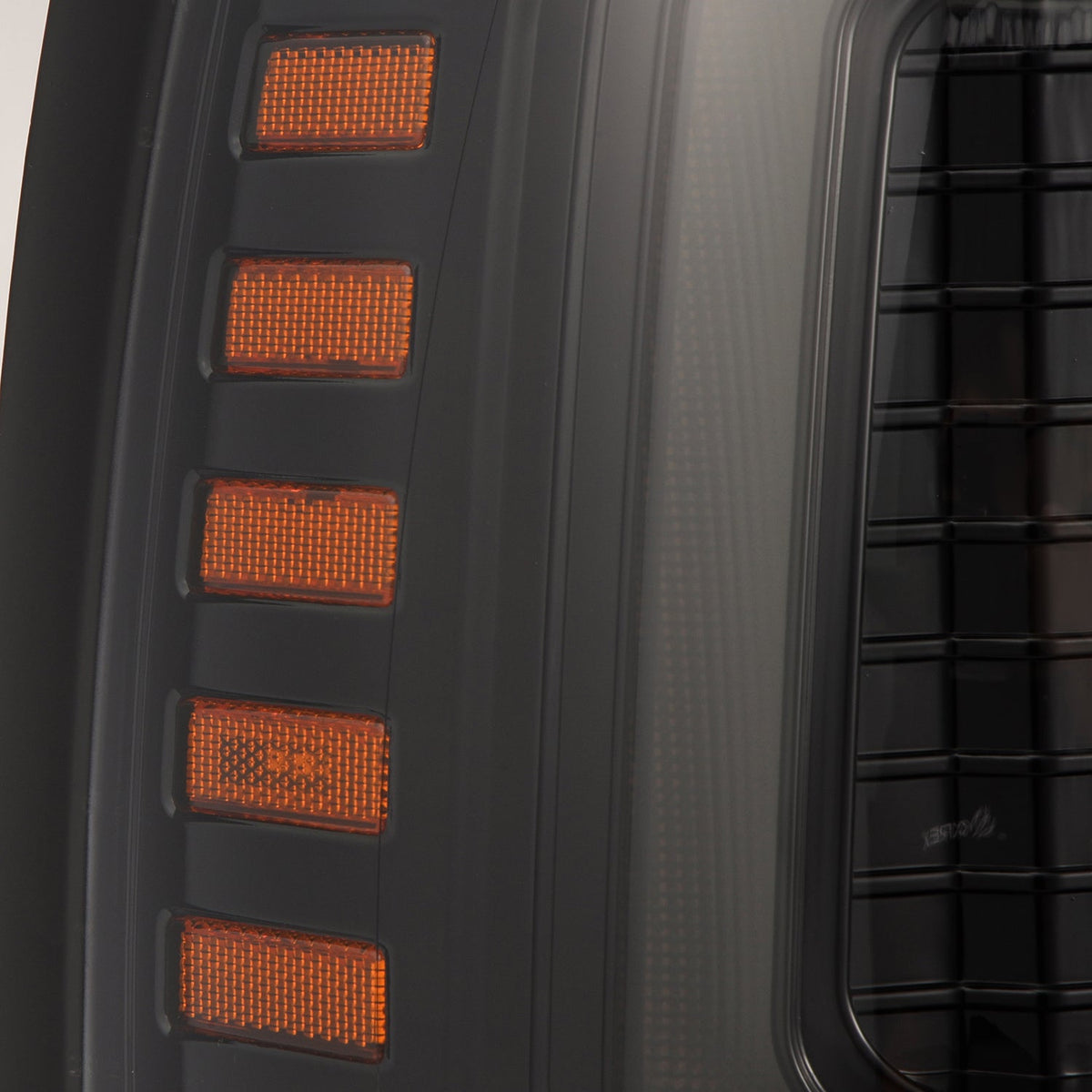 92-96 Ford F-Series/Bronco LUXX-Series LED Projector Headlights Alpha-Black - view 15