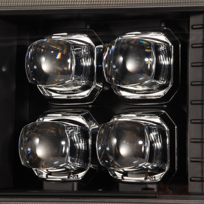 92-96 Ford F-Series/Bronco NOVA-Series LED Projector Headlights Black - view 13