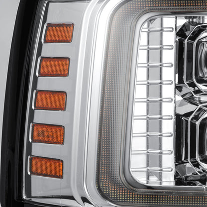 92-96 Ford F-Series/Bronco NOVA-Series LED Projector Headlights Chrome - view 8