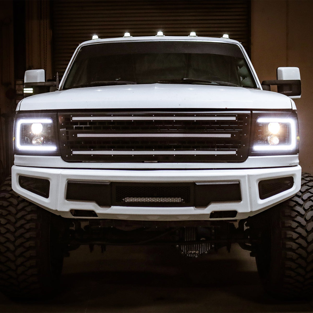 92-96 Ford F-Series/Bronco PRO-Series Halogen Projector Headlights Alpha-Black - view 10