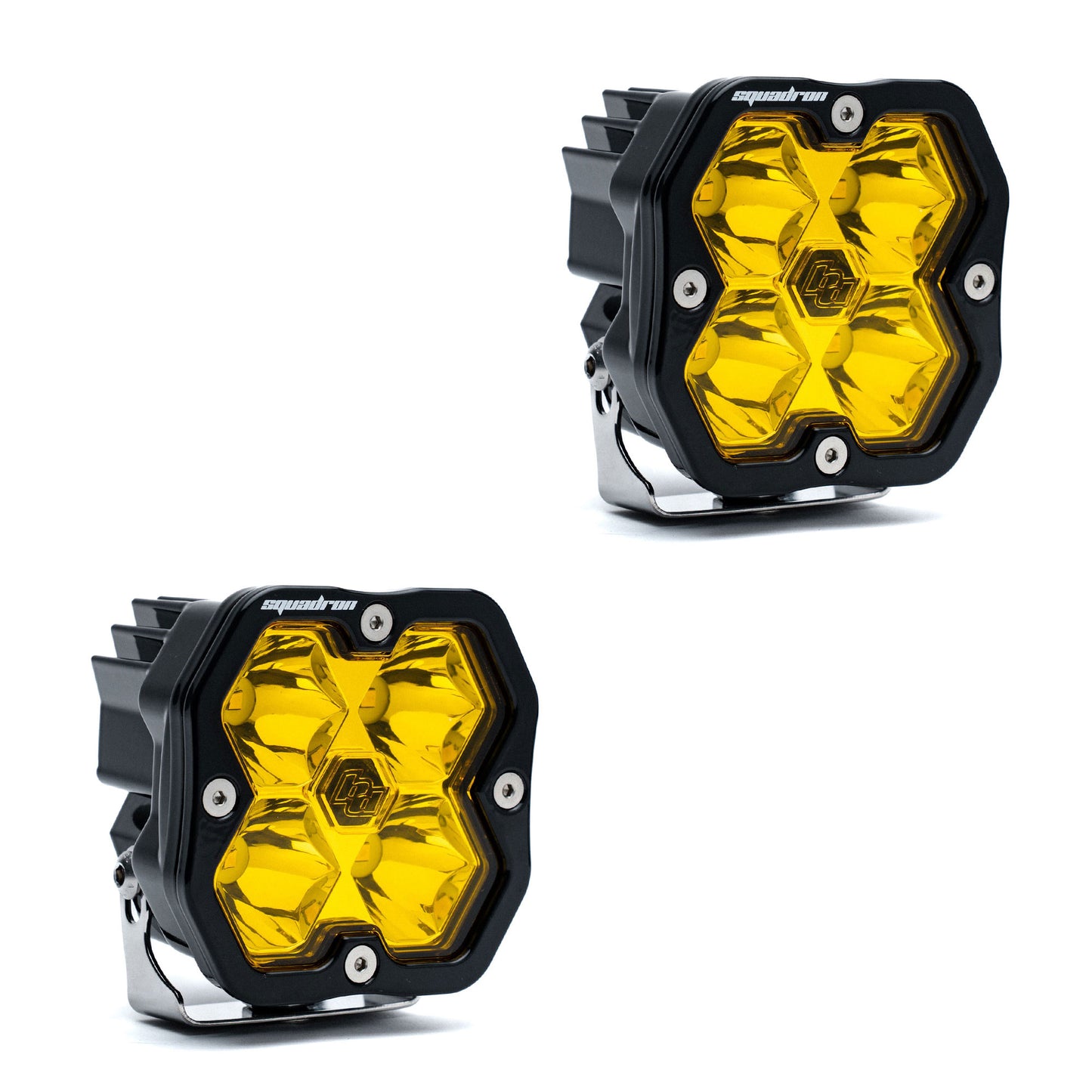 BAJA DESIGNS SQUADRON 2.0 Sport Black Led Auxiliary Light Pod Pair- Universal
