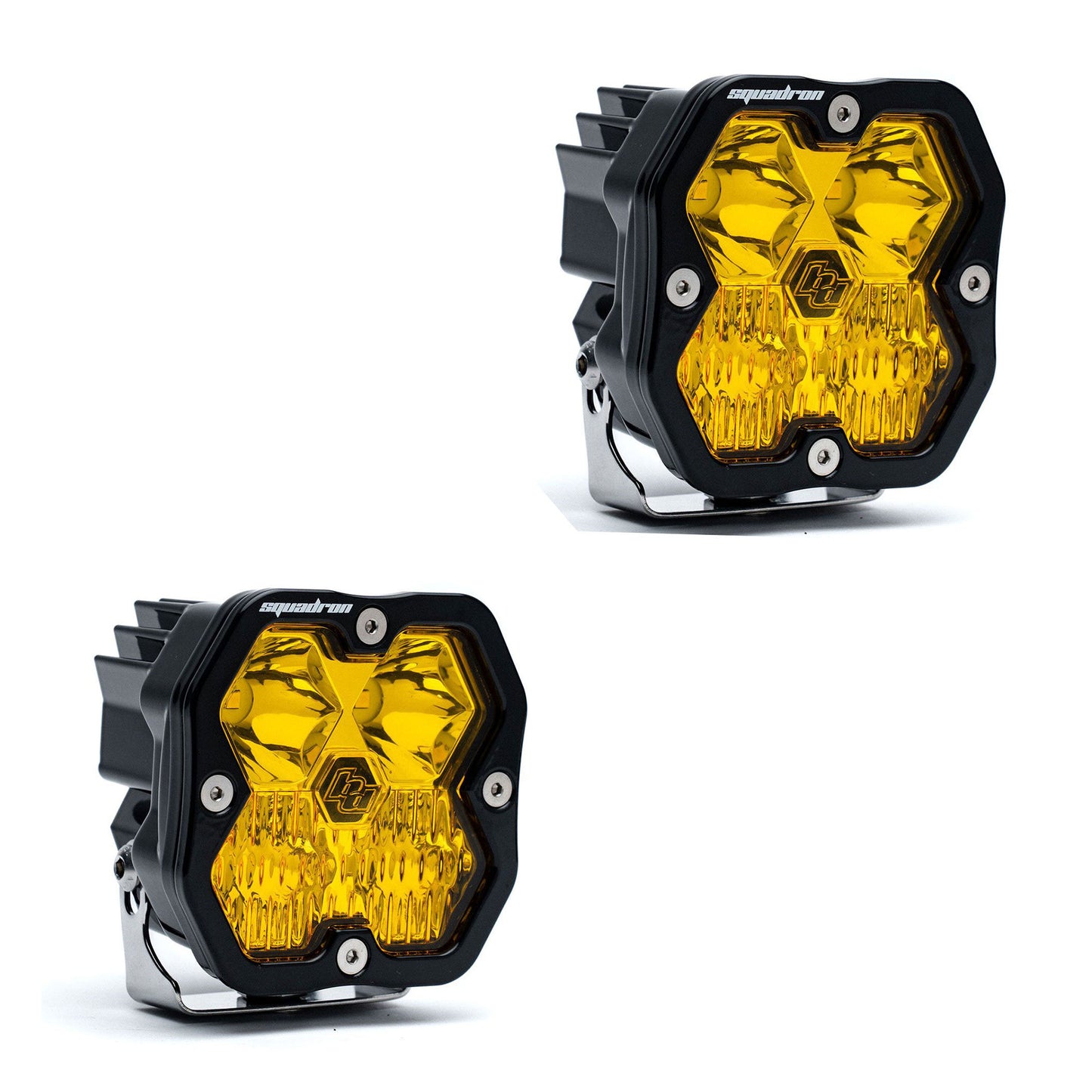BAJA DESIGNS SQUADRON 2.0 Sport Black Led Auxiliary Light Pod Pair- Universal