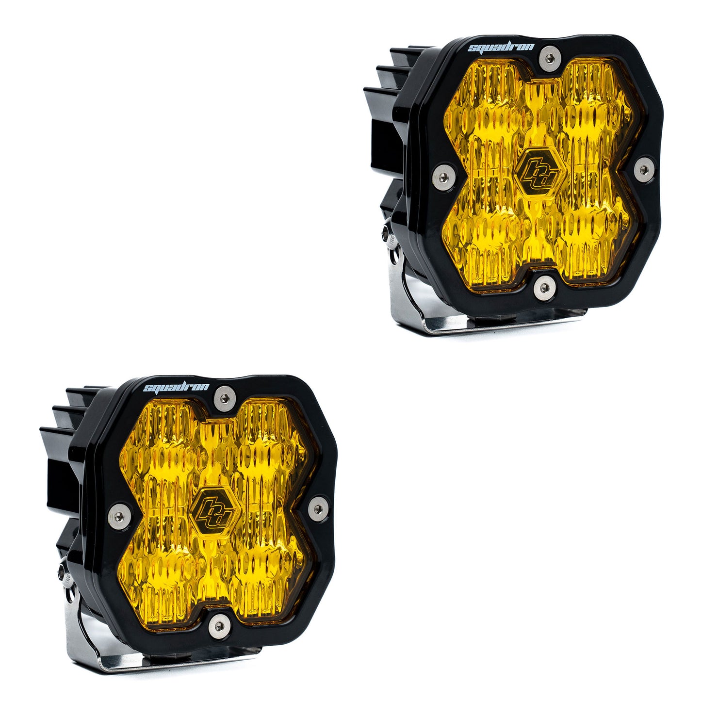 BAJA DESIGNS SQUADRON 2.0 Sport Black Led Auxiliary Light Pod Pair- Universal