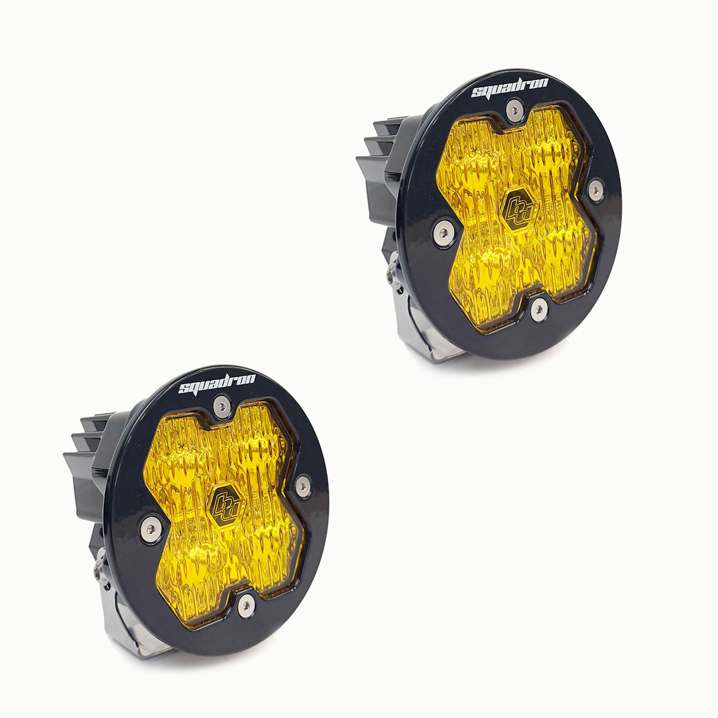 BAJA DESIGNS SQUADRON-R 2.0 Sport Black Led Auxiliary Light Pod Pair- Universal