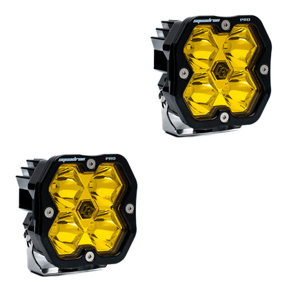 BAJA DESIGNS Squadron 2.0 Pro Black Led Auxiliary Light Pod Pair- Universal
