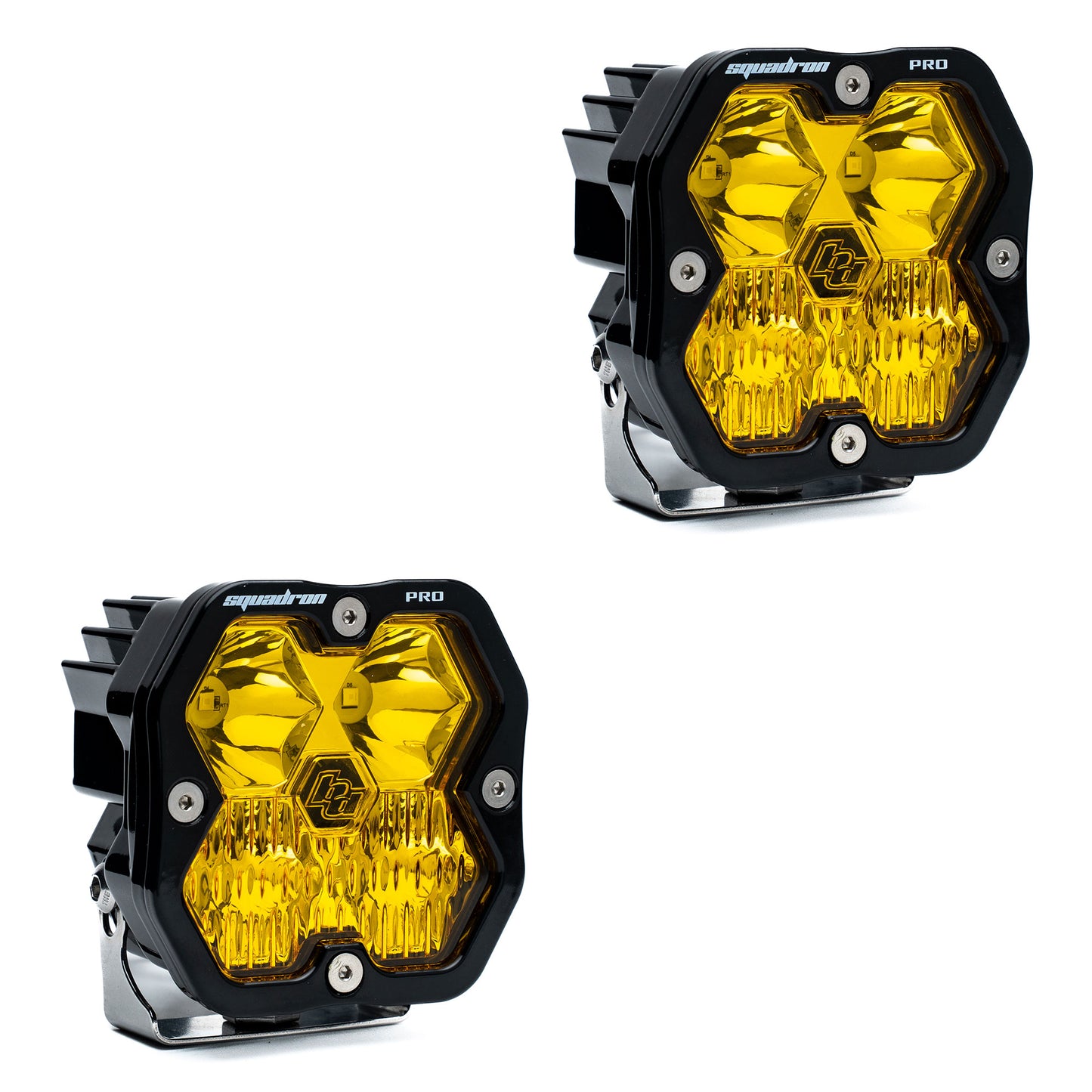 BAJA DESIGNS Squadron 2.0 Pro Black Led Auxiliary Light Pod Pair- Universal
