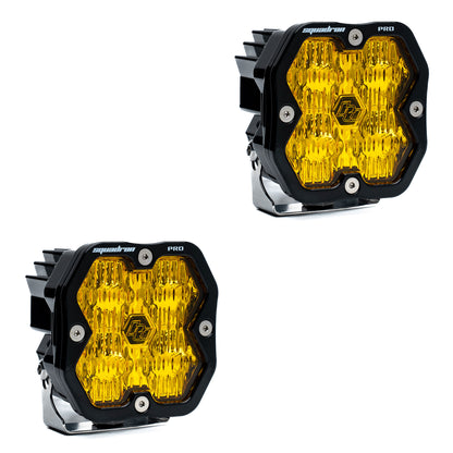 BAJA DESIGNS Squadron 2.0 Pro Black Led Auxiliary Light Pod Pair- Universal