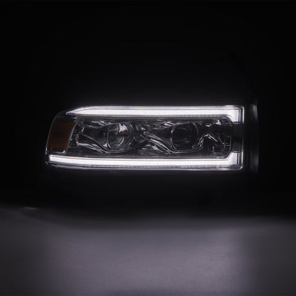 94-01 Dodge Ram 1500/94-02 Ram 2500/3500 LUXX-Series LED Headlights Chrome - view 3