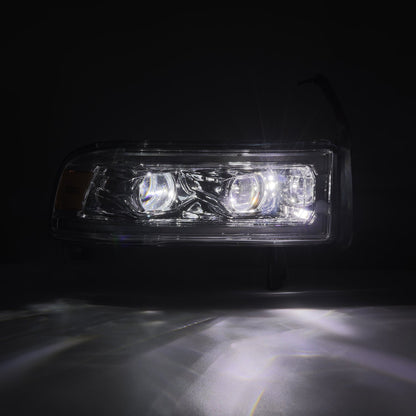 94-01 Dodge Ram 1500/94-02 Ram 2500/3500 LUXX-Series LED Headlights Chrome - view 6