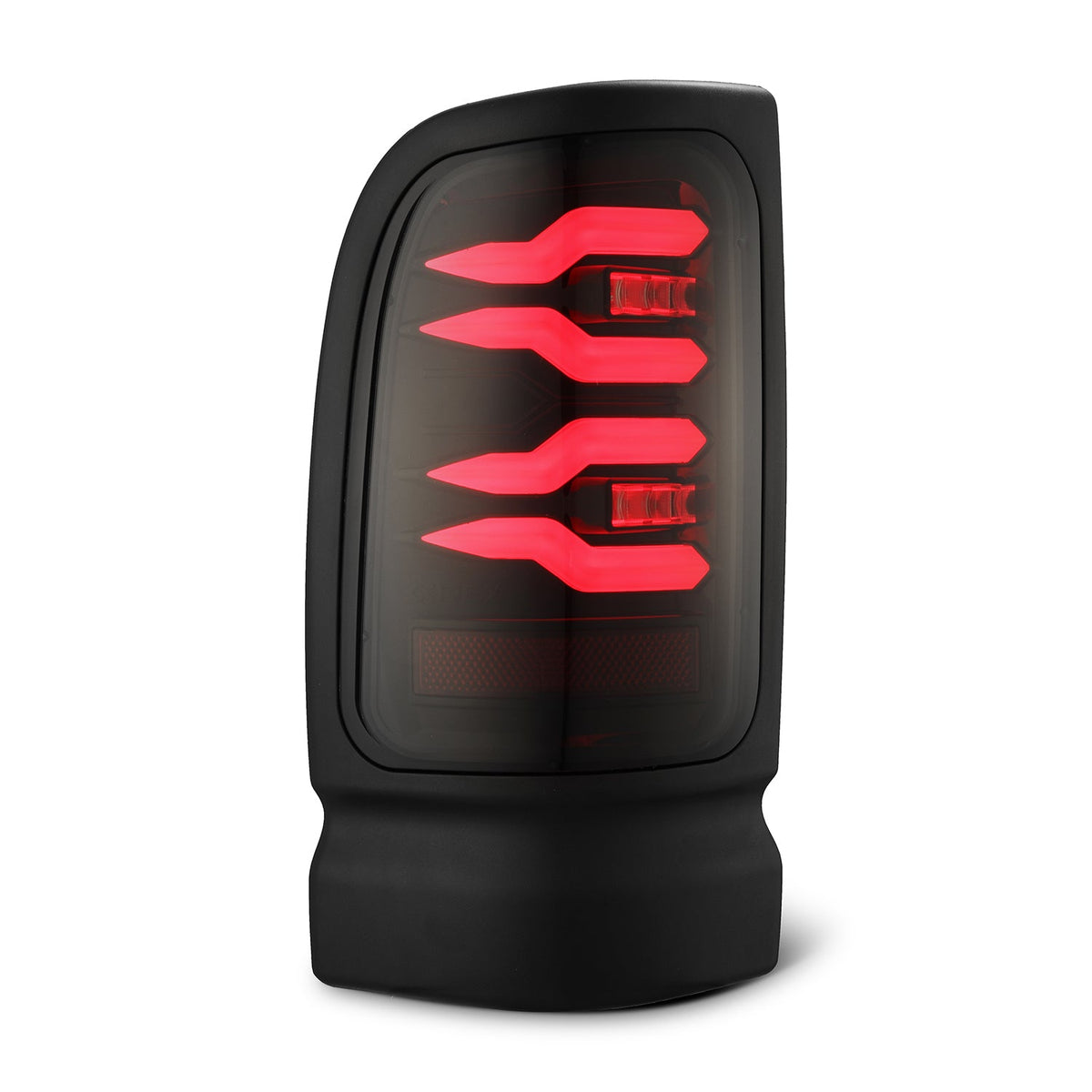 94-01 Dodge Ram 1500/94-02 Ram 2500/3500 LUXX-Series LED Tail Lights Black-Red - view 4