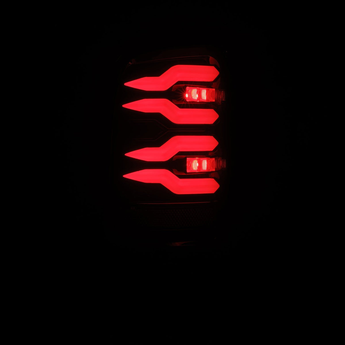 94-01 Dodge Ram 1500/94-02 Ram 2500/3500 LUXX-Series LED Tail Lights Black-Red - view 6
