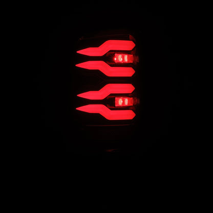 94-01 Dodge Ram 1500/94-02 Ram 2500/3500 LUXX-Series LED Tail Lights Black-Red - view 6