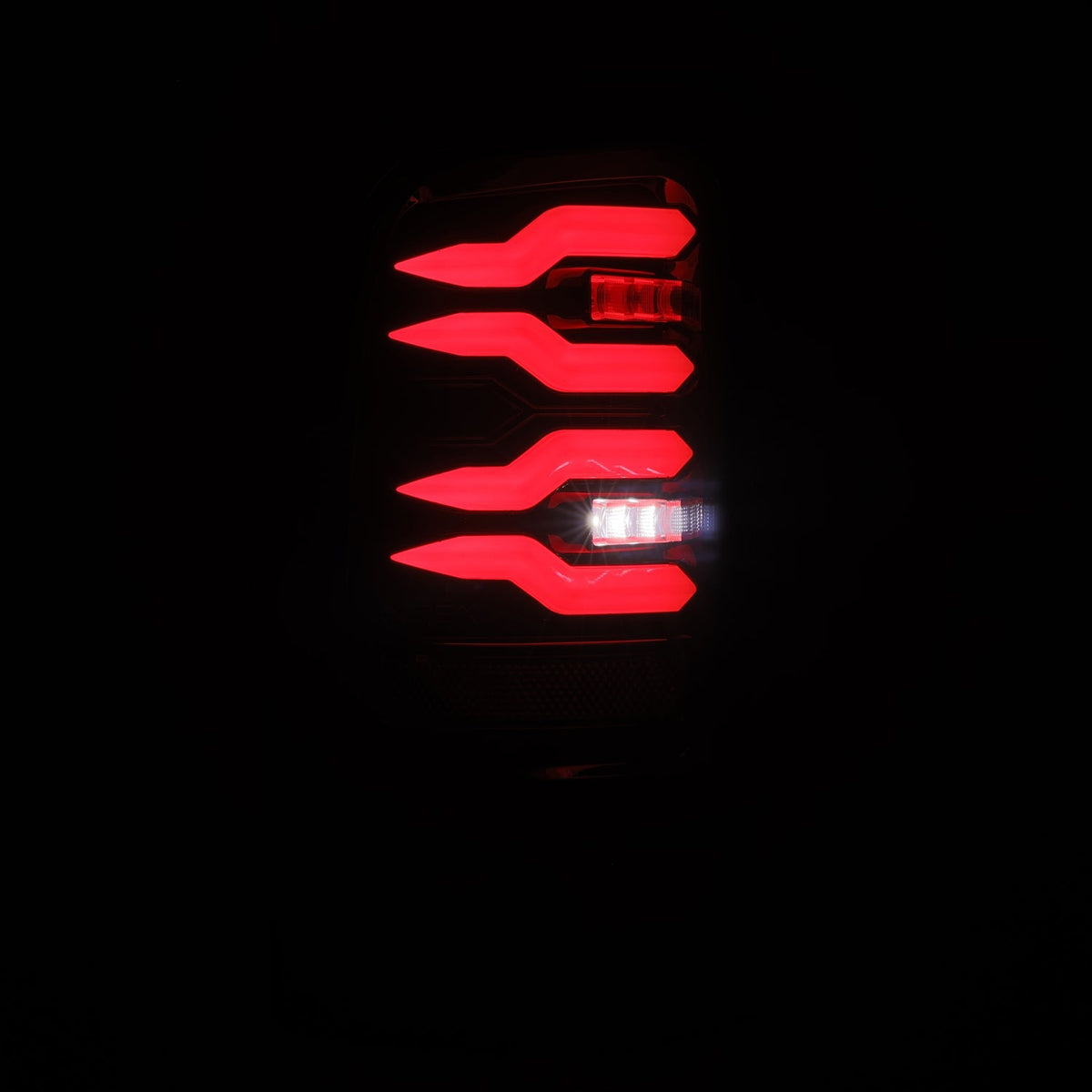 94-01 Dodge Ram 1500/94-02 Ram 2500/3500 LUXX-Series LED Tail Lights Black-Red - view 9