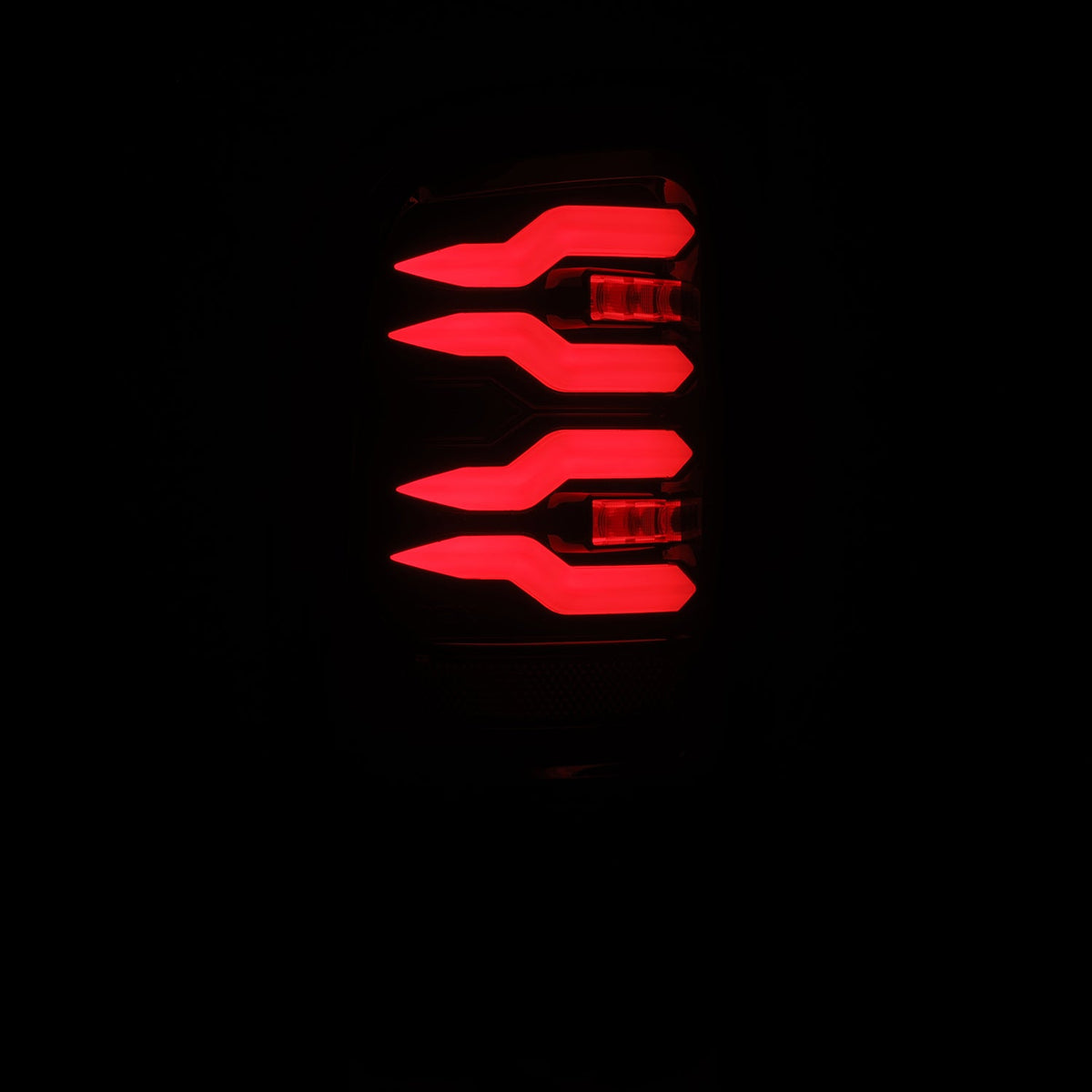 94-01 Dodge Ram 1500/94-02 Ram 2500/3500 LUXX-Series LED Tail Lights Black-Red - view 5