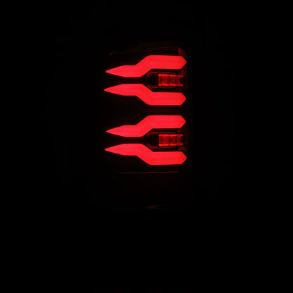94-01 Dodge Ram 1500/94-02 Ram 2500/3500 LUXX-Series LED Tail Lights Black-Red - view 5