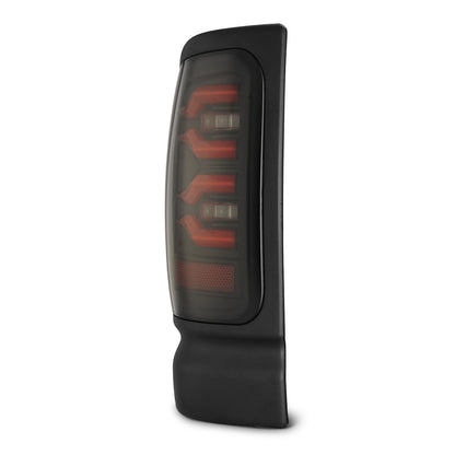 94-01 Dodge Ram 1500/94-02 Ram 2500/3500 LUXX-Series LED Tail Lights Black-Red - view 10