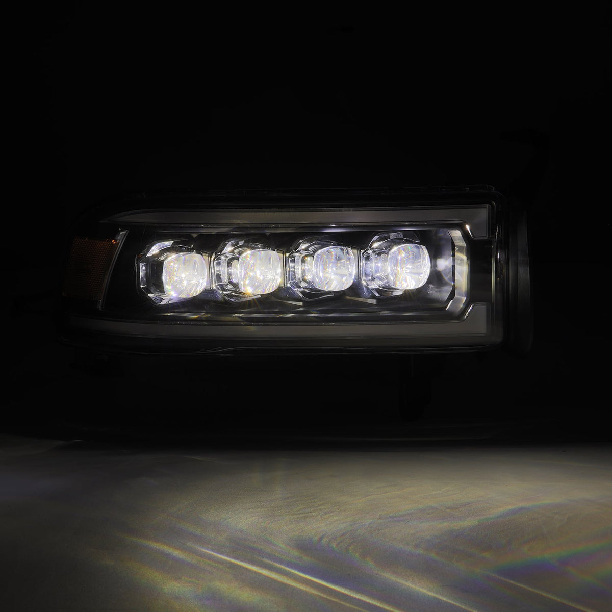 94-01 Dodge Ram 1500/94-02 Ram 2500/3500 NOVA-Series LED Headlights Alpha-Black - view 7