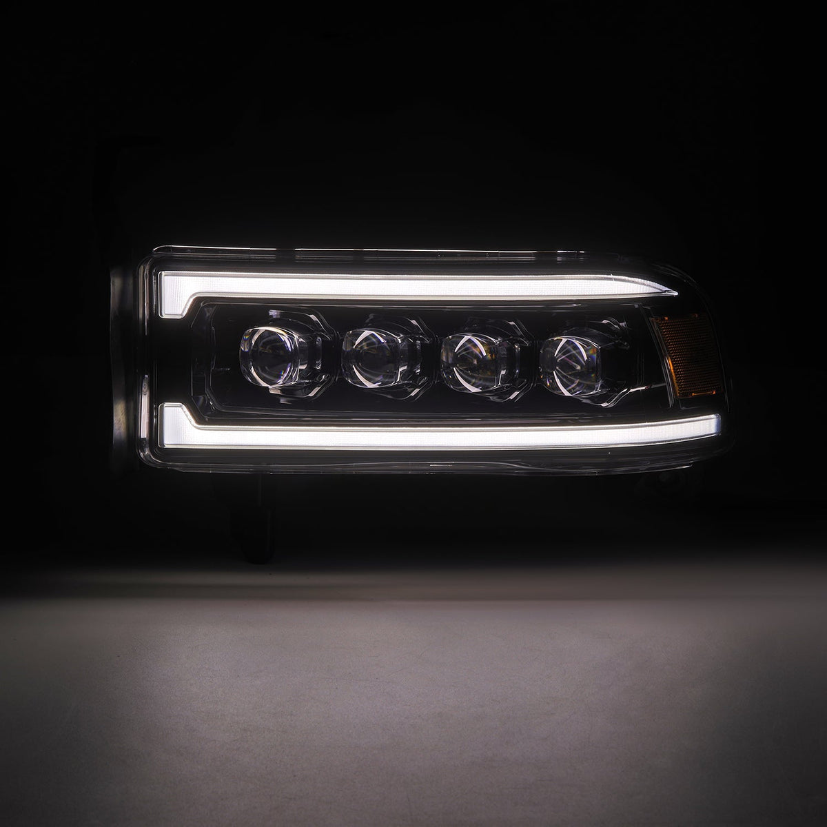 94-01 Dodge Ram 1500/94-02 Ram 2500/3500 NOVA-Series LED Headlights Alpha-Black - view 8