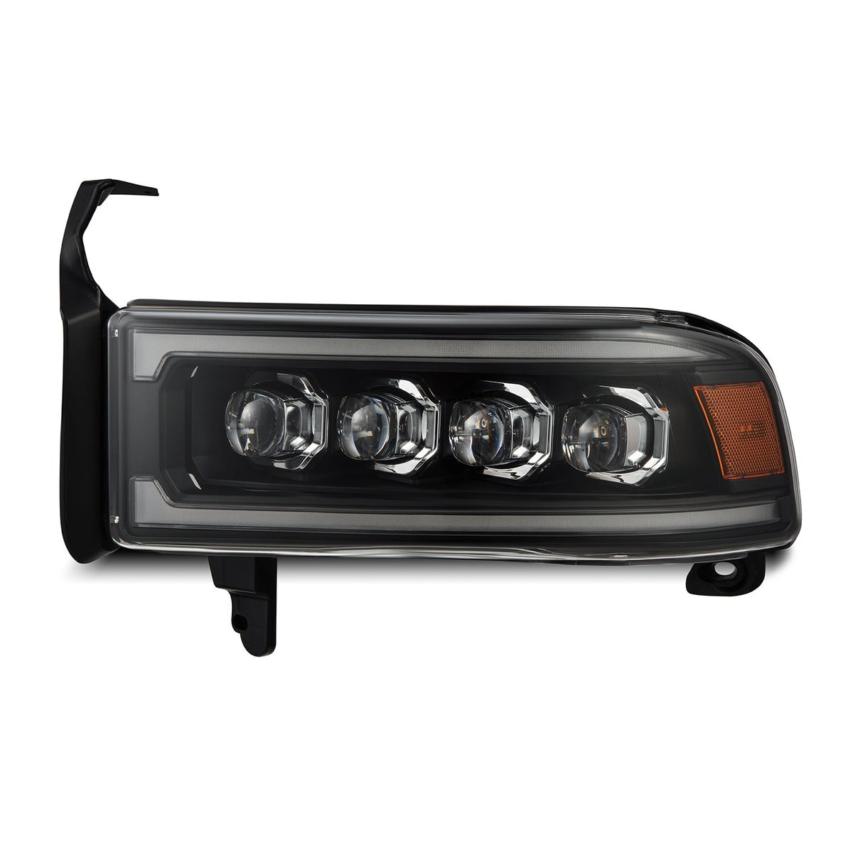 94-01 Dodge Ram 1500/94-02 Ram 2500/3500 NOVA-Series LED Headlights Black - view 10