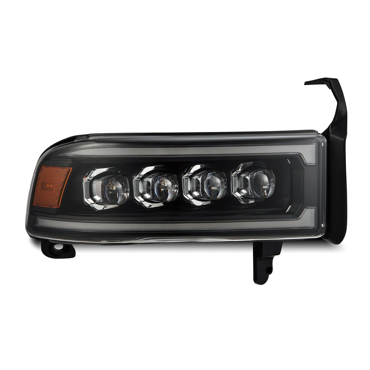 94-01 Dodge Ram 1500/94-02 Ram 2500/3500 NOVA-Series LED Headlights Black - view 11