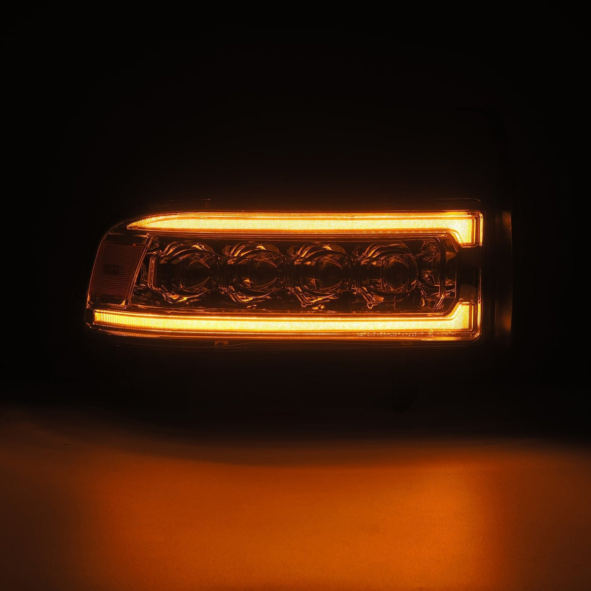 94-01 Dodge Ram 1500/94-02 Ram 2500/3500 NOVA-Series LED Headlights Chrome - view 9