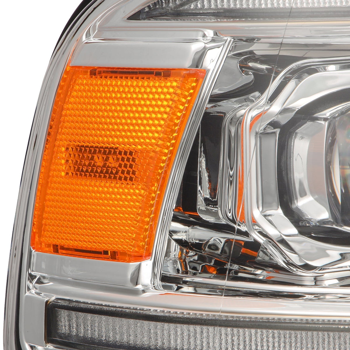 94-01 Dodge Ram 1500/94-02 Ram 2500/3500 NOVA-Series LED Headlights Chrome - view 13