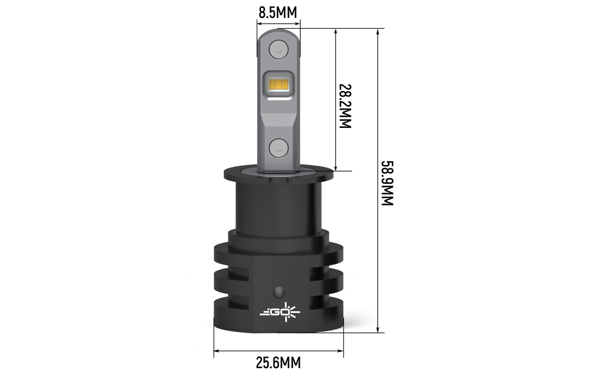 T2 Series LED Performance Bulbs For H3 – 98031 - image 4