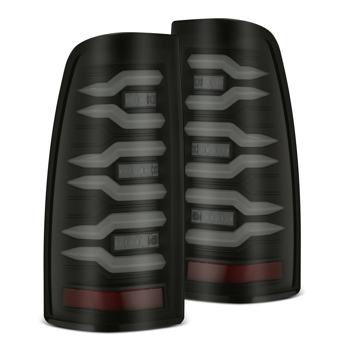 99-06 Chevrolet Silverado/99-06 GMC Sierra LUXX-Series LED Tail Lights Black Smoke - view 1