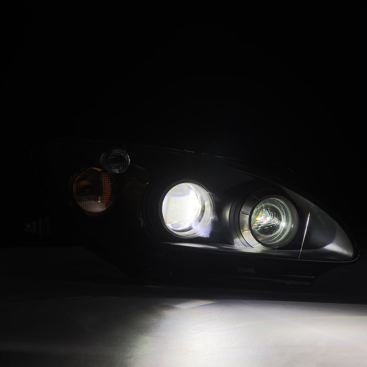 99-09 Honda S2000 LUXX-Series LED Projector Headlights Black - view 3