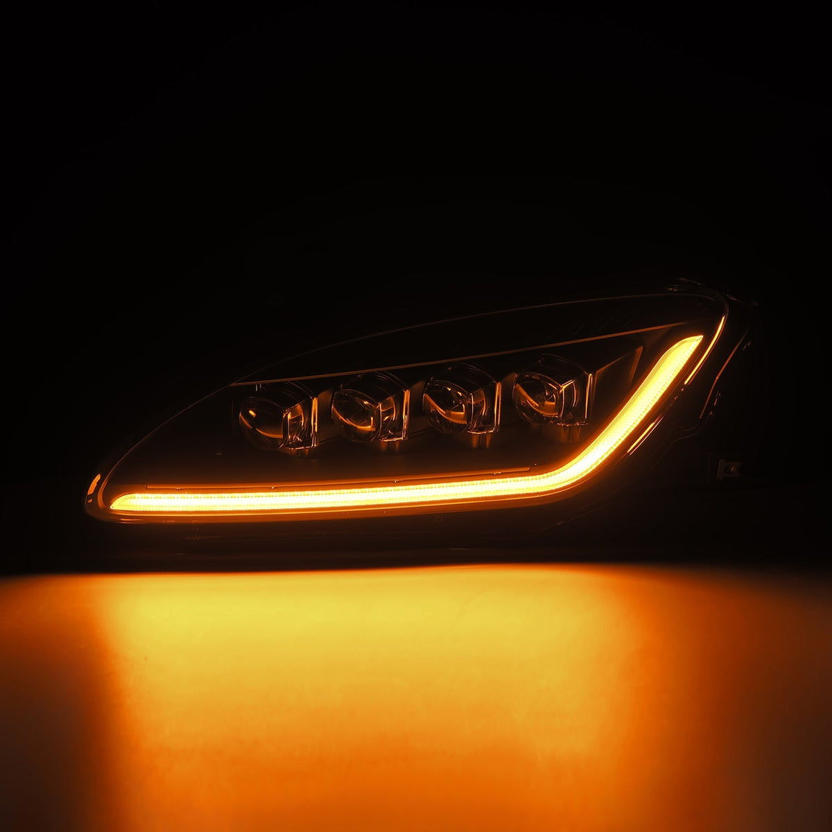 99-09 Honda S2000 NOVA-Series LED Projector Headlights Black - view 4