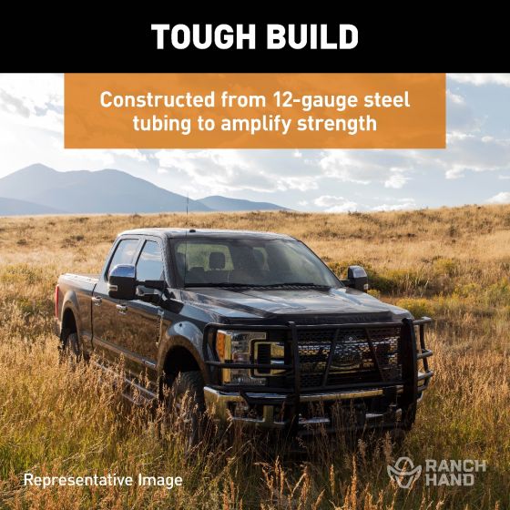 RANCH HAND LEGEND SERIES GRILLE GUARD w/o Sensors for 2015-2019 GMC Sierra 2500/3500