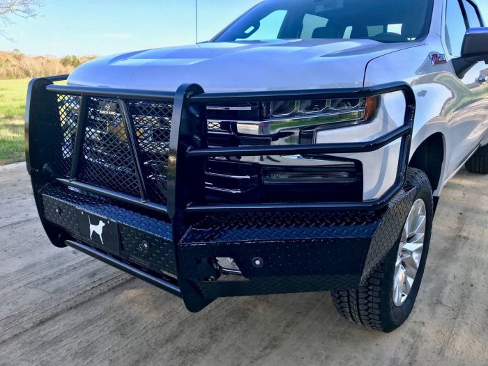 RANCH HAND SUMMIT SERIES FRONT BUMPER w/ GRILLE GUARD for 2019-2021 Chevy 1500 w/o Camera