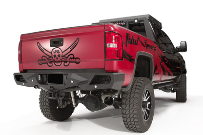 FabFours Vengeance Series Rear Bumper 15-19 Chevy/GMC 2500/3500