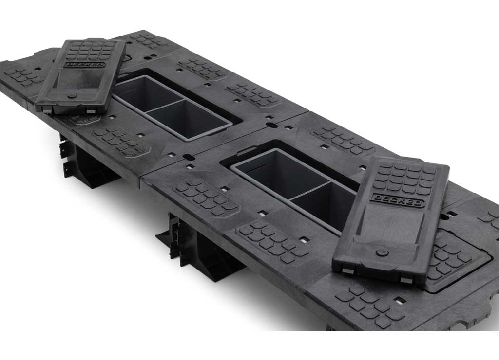 DECKED TRUCK BED STORAGE SYSTEM + ACCESSORY PACK 2004-2014 Ford F-150 8' Bed w/Load Floor