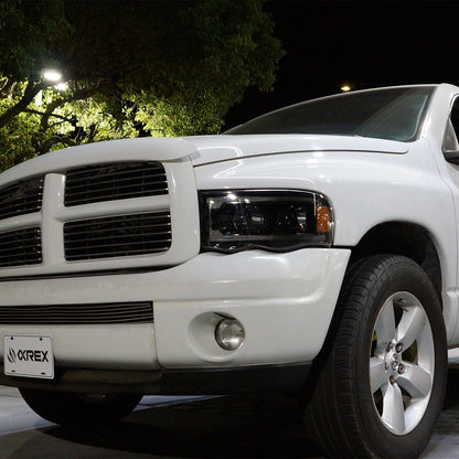 02-05 Dodge Ram LUXX-Series LED Projector Headlights Chrome - view 3