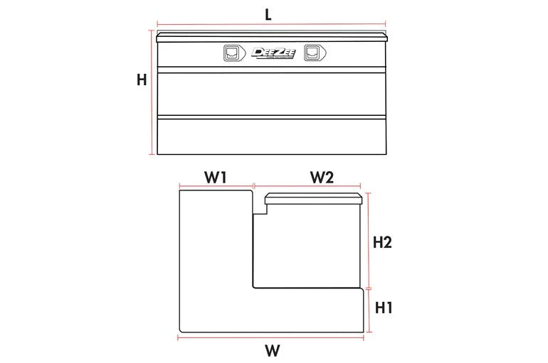 DEEZEE 111 GAL. TRANSFER TANK/TOOLBOX COMBO - STEEL BLACK - COMPLETE PACKAGE W/ 20GPM PUMP & ARCTIC HOSE