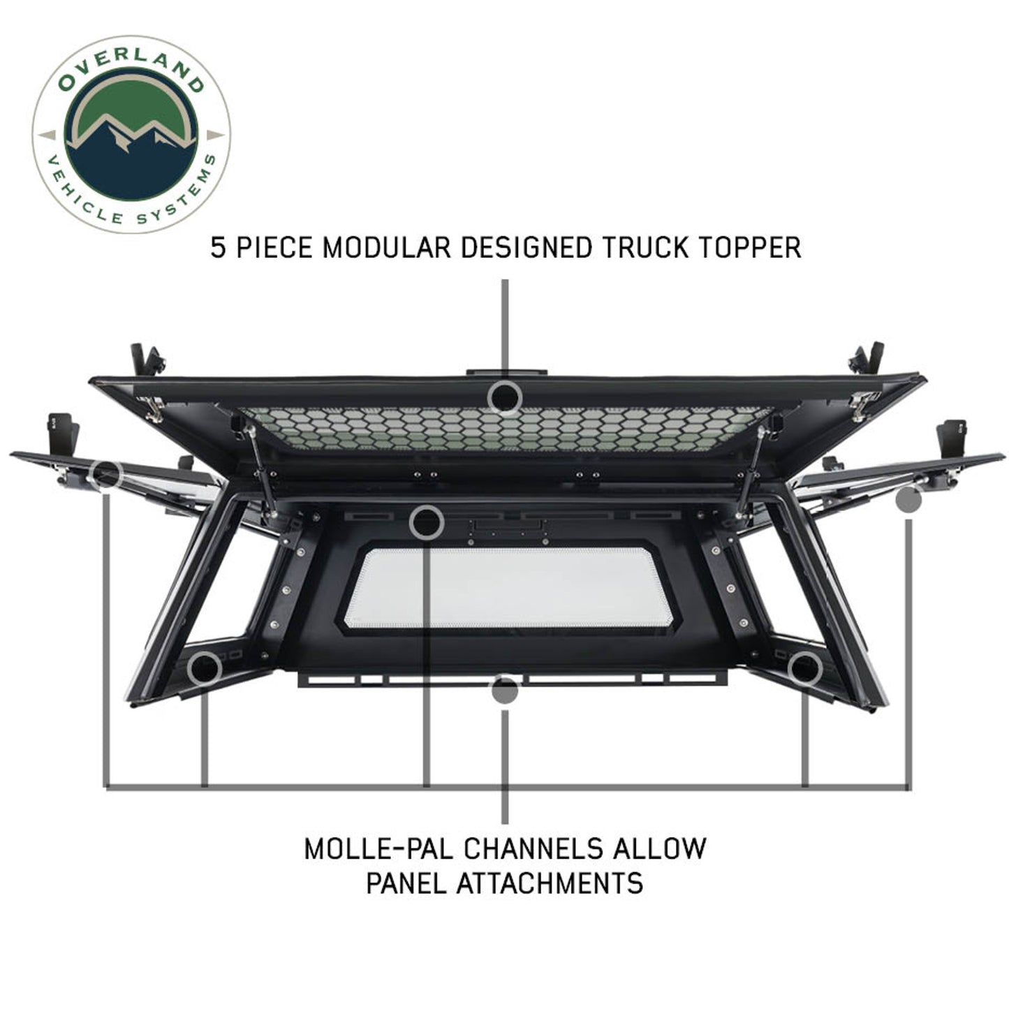 OVS Expedition Pro+ Truck Cap 2009+ RAM HD 6.4' Bed