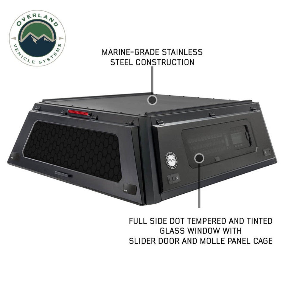 OVS Expedition Pro+ Truck Cap - 2023+ SUPERDUTY 6.8' Bed