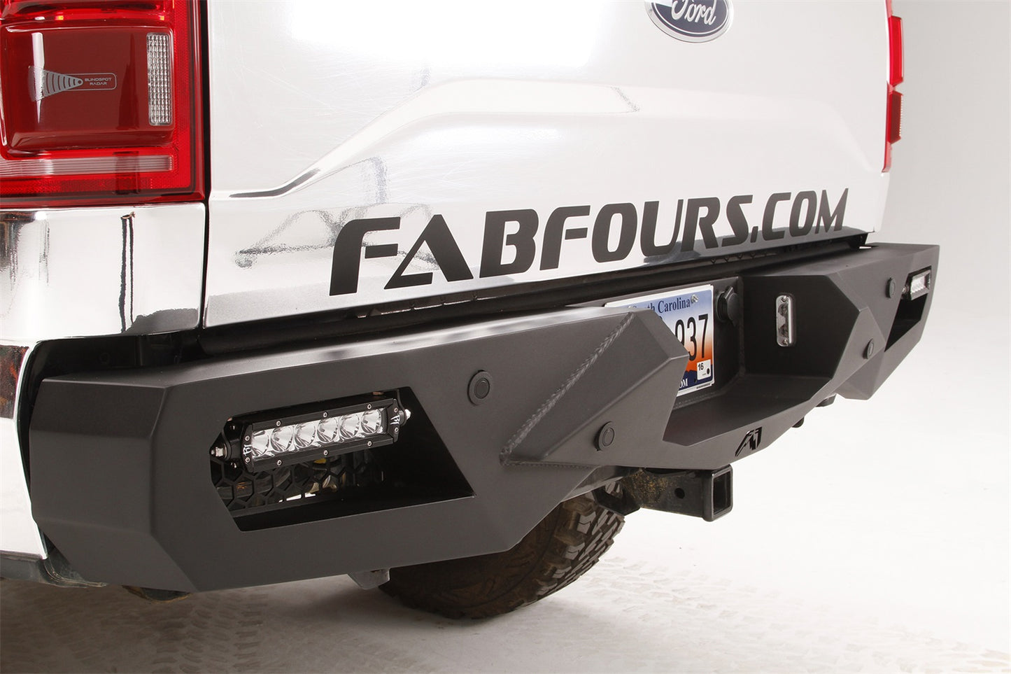 FabFours Vengeance Series Rear Bumper 15-20 Ford F-150 w/ Sensors